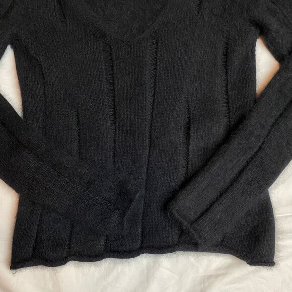 Armani Exchange Angora Cutout Sweater S - Picture 3 of 6